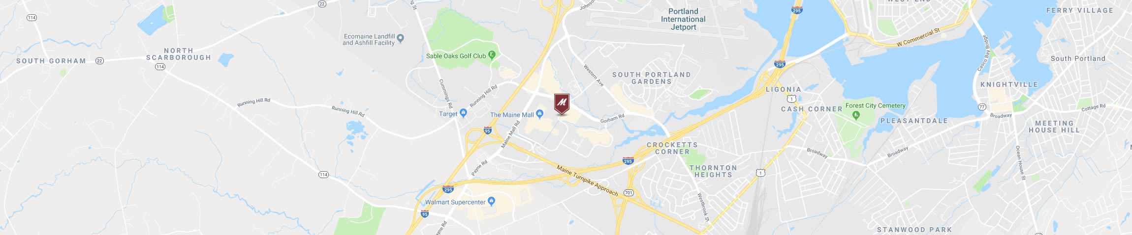 Google Map for the S. Portland Location