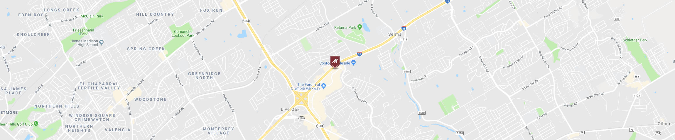 Google Map for the Retama Location