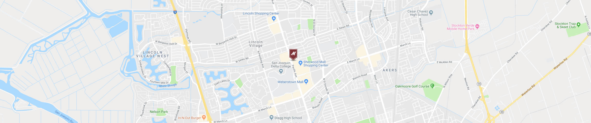 Google Map for the Stockton Location