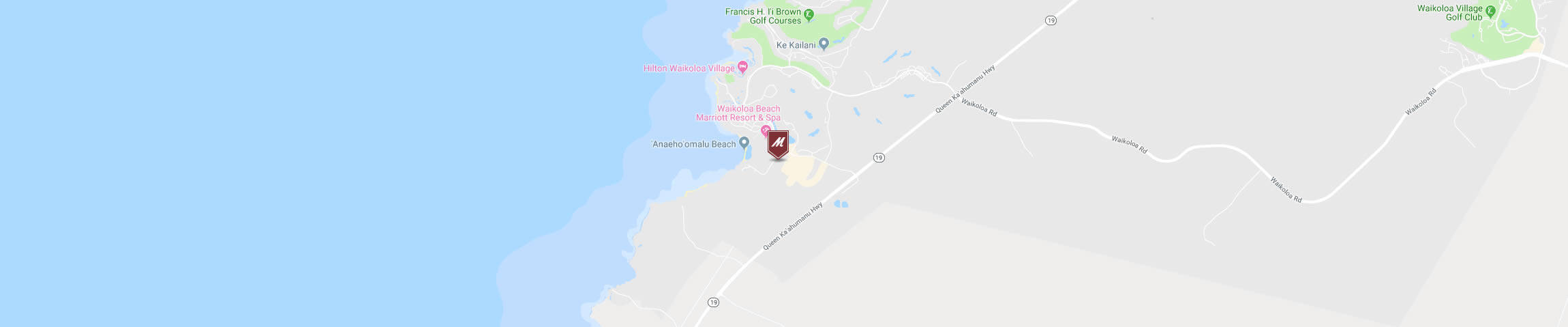 Google Map for the Waikoloa Location